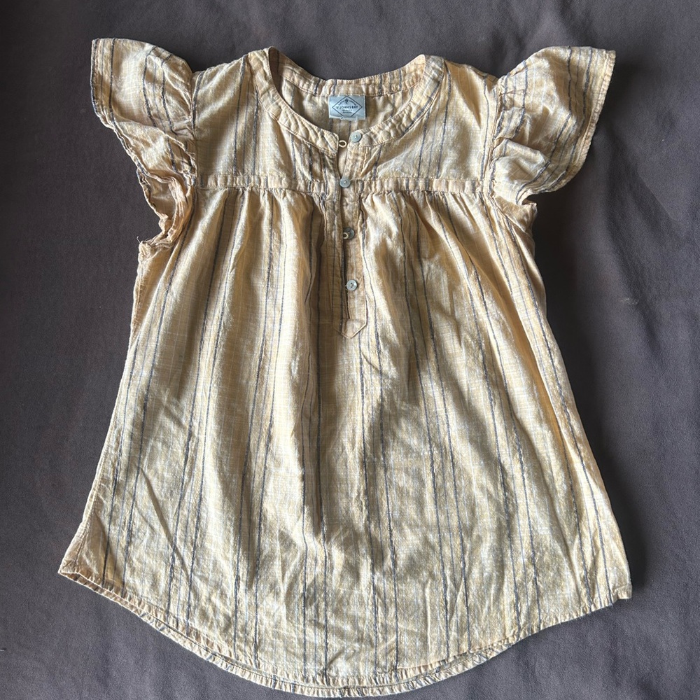 Yellow Striped Women’s Top